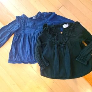 Old Navy Toddler Blouse (lot of 2)